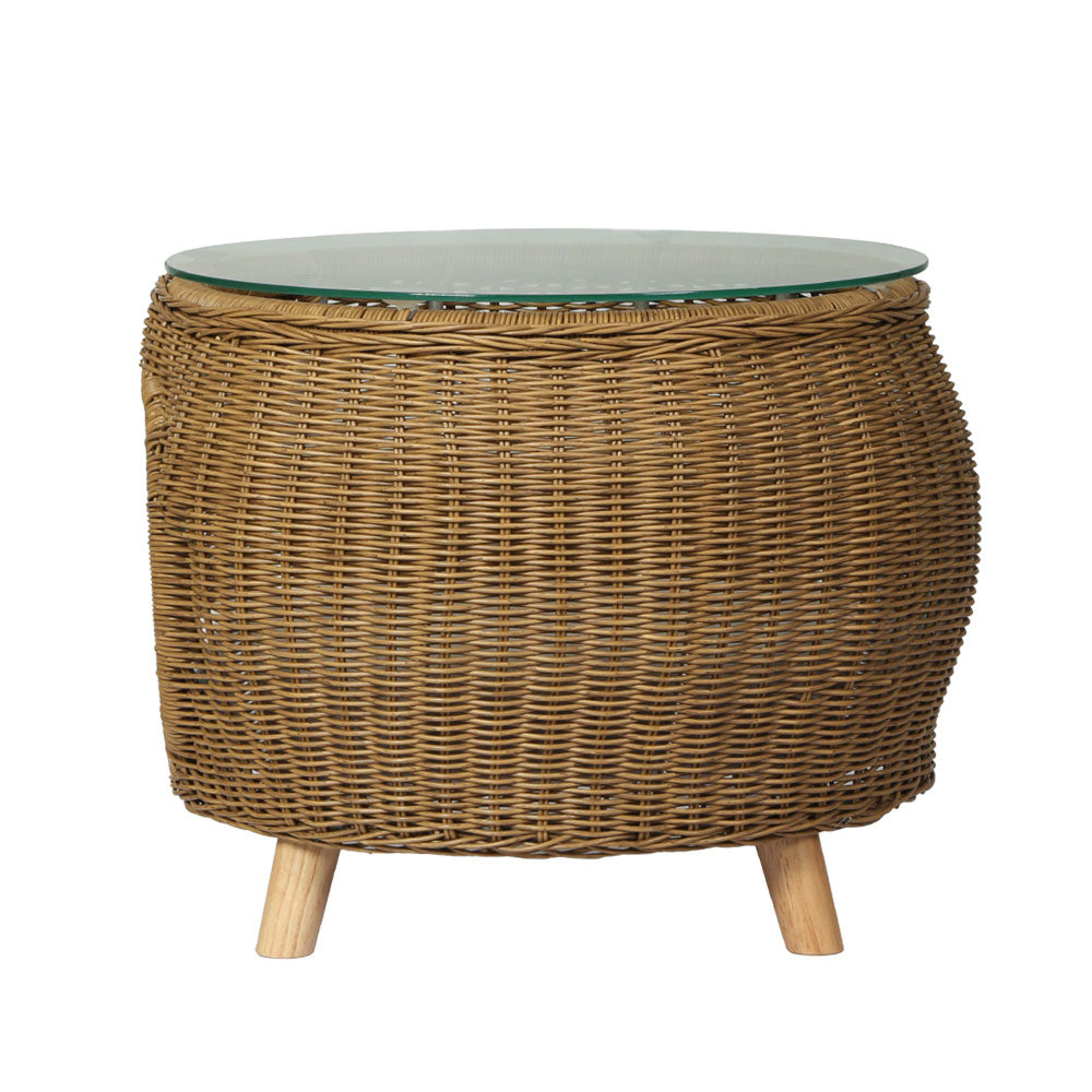 Gardeon 2-in-1 Wicker Coffee Table and Pet Bed