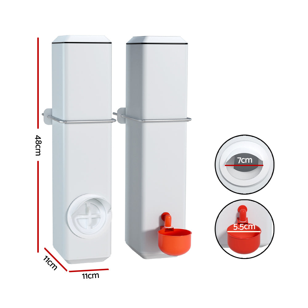 Giantz - Chicken Feeder and 4L Water Dispenser