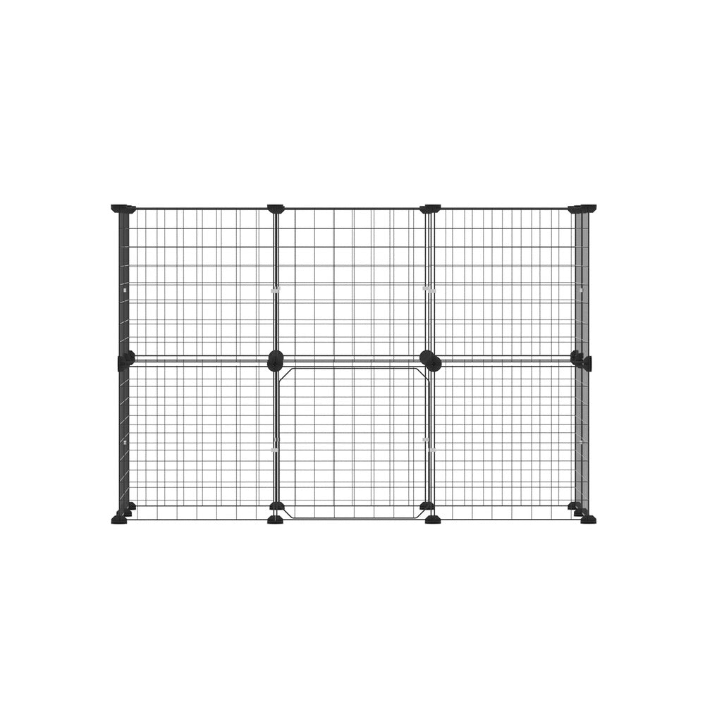 i.Pet - Pet Dog Playpen Enclosure Cage 20 Panel Puppy Fence Play Pen Foldable