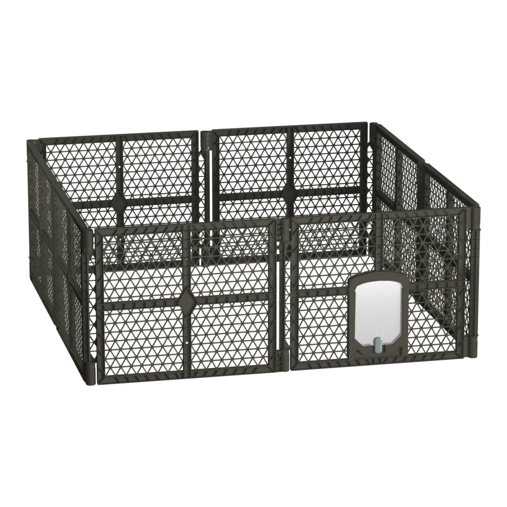 i.Pet - 8 Panel Plastic Dog Playpen Enclosure