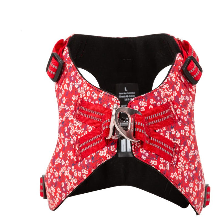 Truelove - Floral Doggy Harness Red S