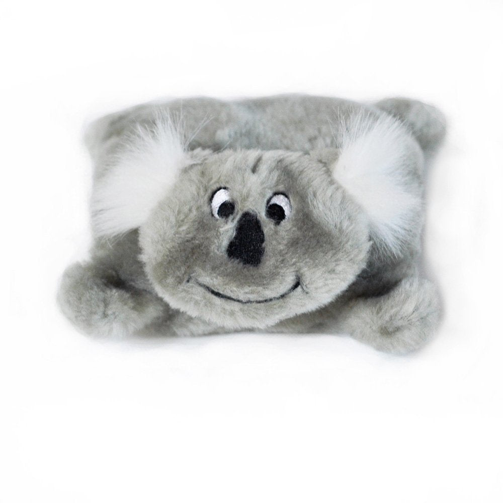 Zippy Paws Squeakie Pad Koala - No Stuffing Plush Dog Toy