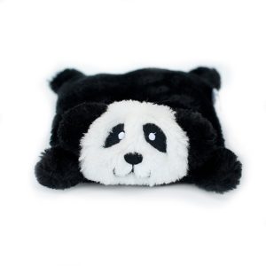 Zippy Paws Squeakie Pad Panda - No Stuffing Plush Dog Toy