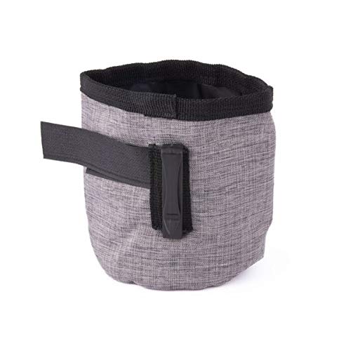 Zippy Paws Treat Bag - Black | Portable Belt Adventure Dog Training Treat Bag
