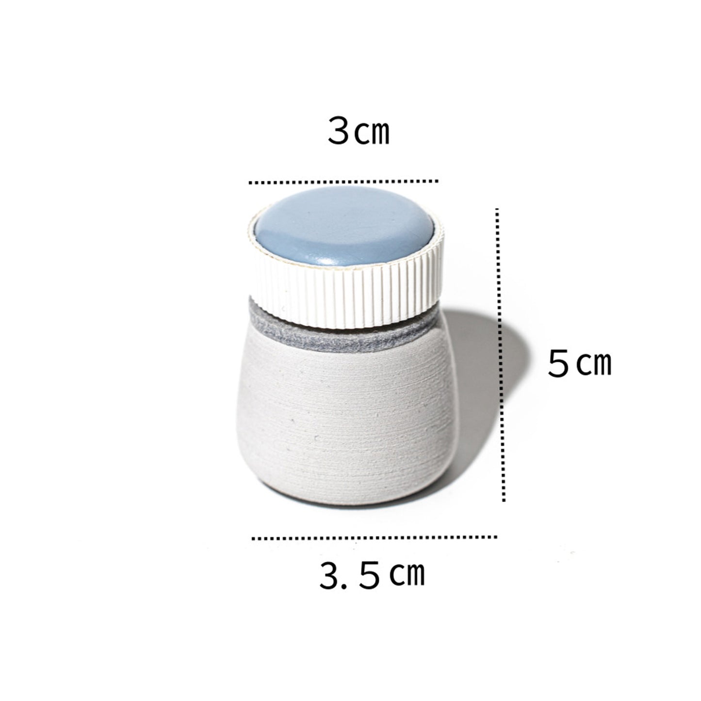 Minfactory - Fish Tank Corner Moss Magnet Scraper Glass - Grey
