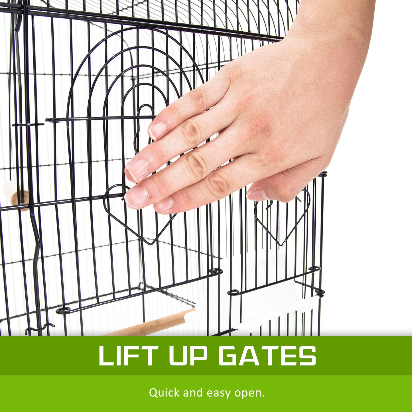 Paw Mate - Bird Cage Parrot Aviary Veer 92cm 2IN1 Design