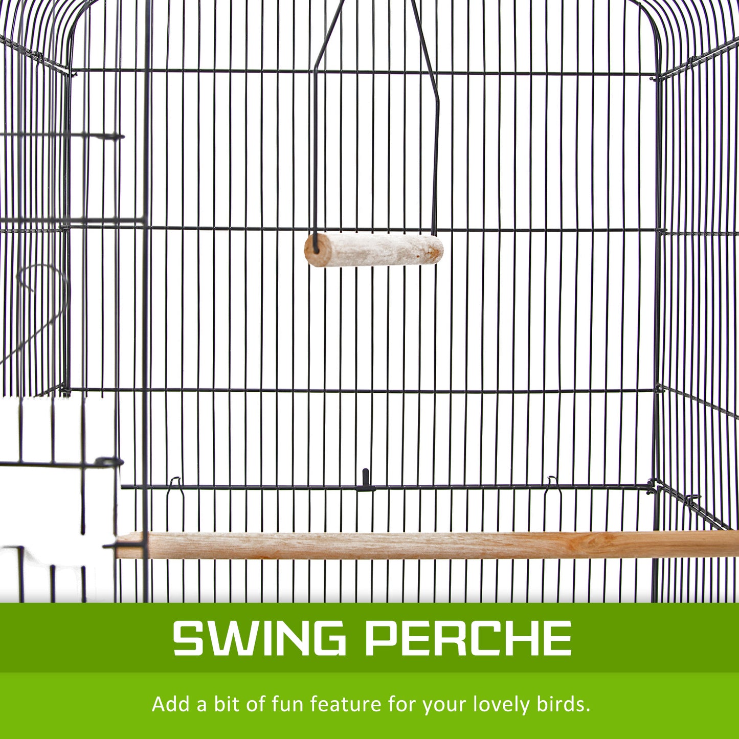 Paw Mate - Bird Cage Parrot Aviary Veer 92cm 2IN1 Design