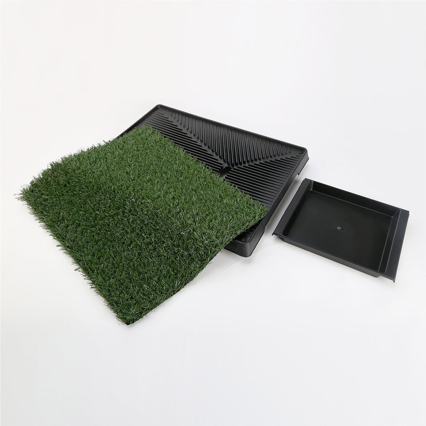 Paw Mate Pet Dog Potty Training Toilet with Grass Mat - 63cm x 50cm