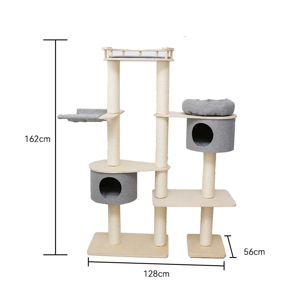 CATIO - Duo Cat Climbing Tower and House Condo