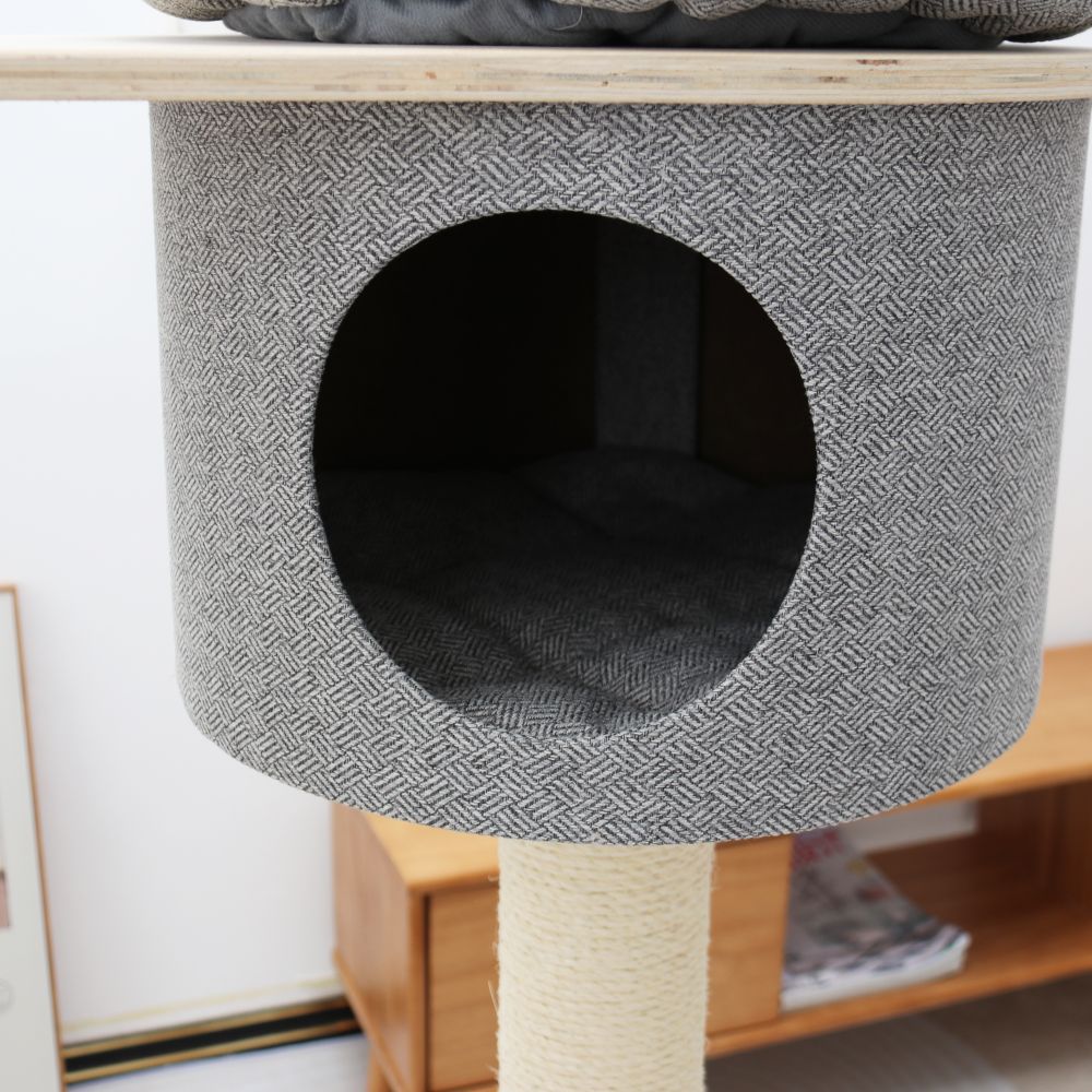 CATIO - Duo Cat Climbing Tower and House Condo