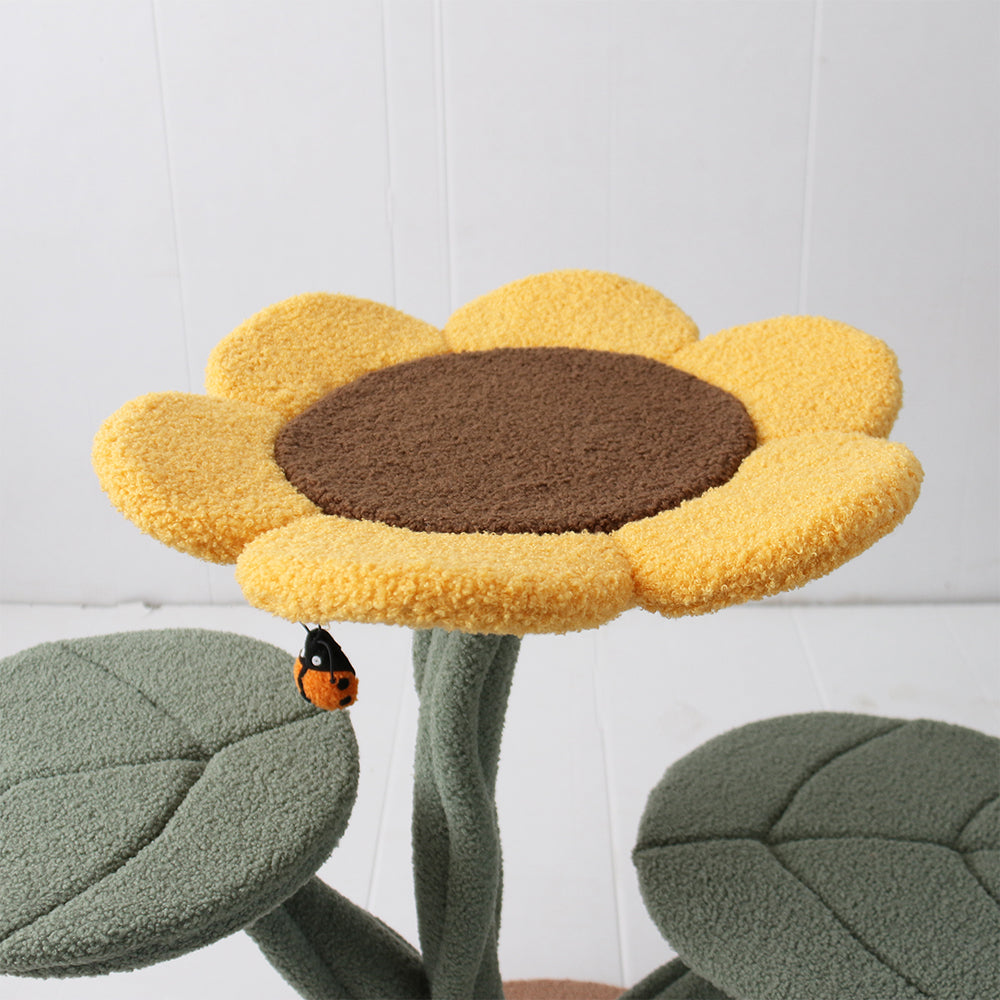 CMISSTREE - 3-Level Sunflower Cat Tree