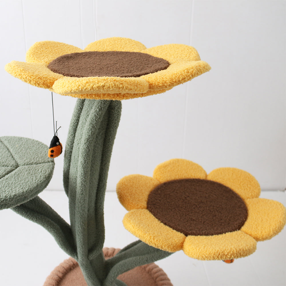 CMISSTREE - Sunflower In A Pot House Cat Tree