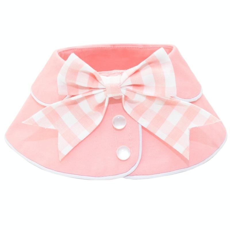 Pet Accessories Dog Small Shawl Bib Saliva Towel Triangle Scarf - Size M - Light Green