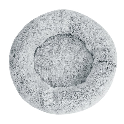 i.Pet - Large Calming Pet Bed for Dogs & Cats, 90cm - Light Charcoal