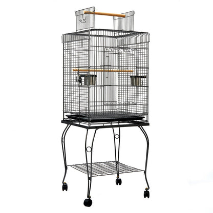 i.Pet - 145cm Large Bird Cage Aviary with Stainless Steel Feeders
