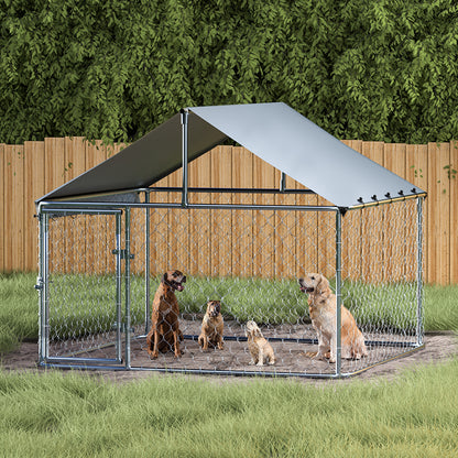 i.Pet - Large Outdoor Dog Kennel with Roof