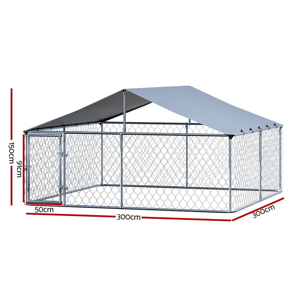 i.Pet - XXL Outdoor Dog Kennel with Roof