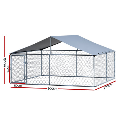 i.Pet - XXL Outdoor Dog Kennel with Roof
