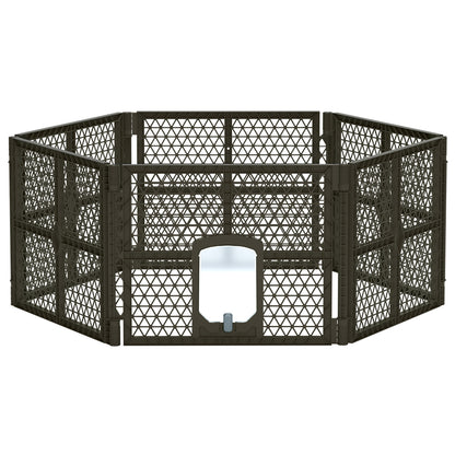 i.Pet - 6 Panel Plastic Dog Playpen Enclosure