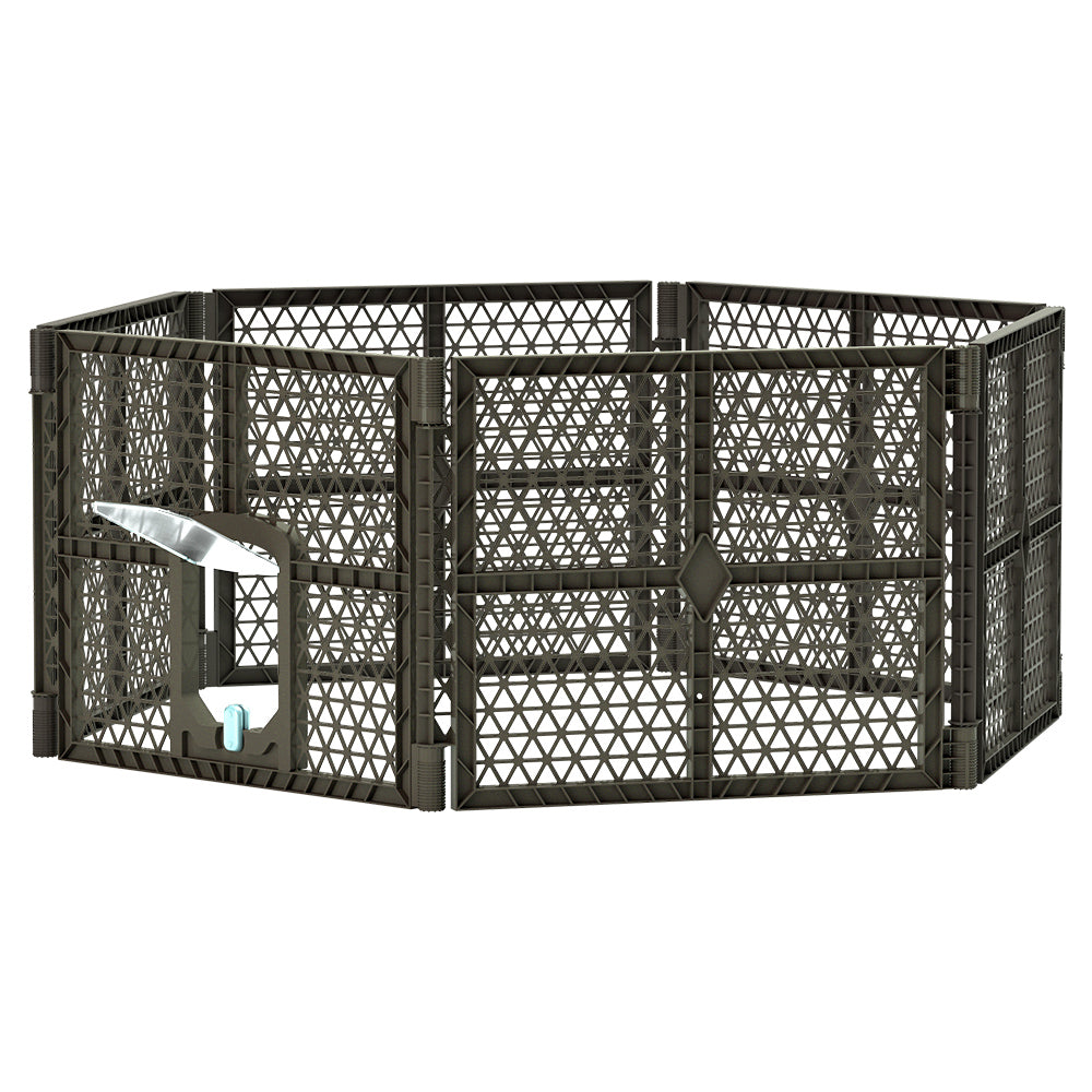 i.Pet - 6 Panel Plastic Dog Playpen Enclosure