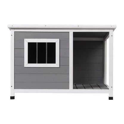 i.Pet - Large Wooden Dog Kennel for Indoor & Outdoor Use