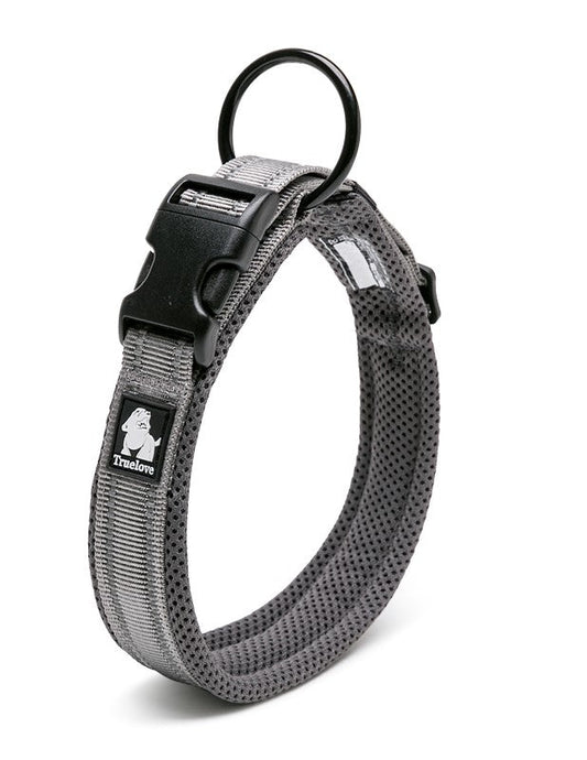 Truelove - Heavy Duty Reflective Collar Grey XL