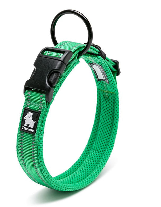 Truelove - Heavy Duty Reflective Collar Grass Green 2XS