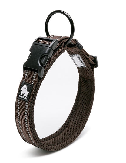 Truelove - Heavy Duty Reflective Collar Brown M