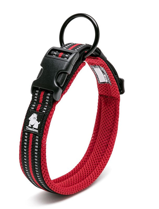 Truelove - Heavy Duty Reflective Collar Red XL