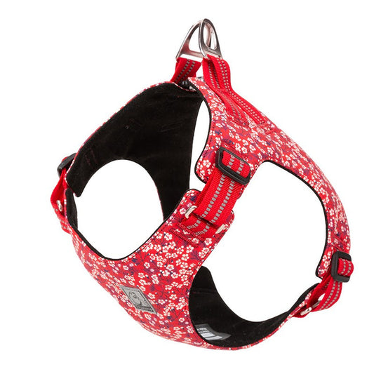 Truelove - Floral Doggy Harness Red S