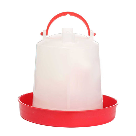 Rooster Farms 1L Automatic Chicken Drinker - Poultry Chook Hen Waterer Water Dispenser Bucket