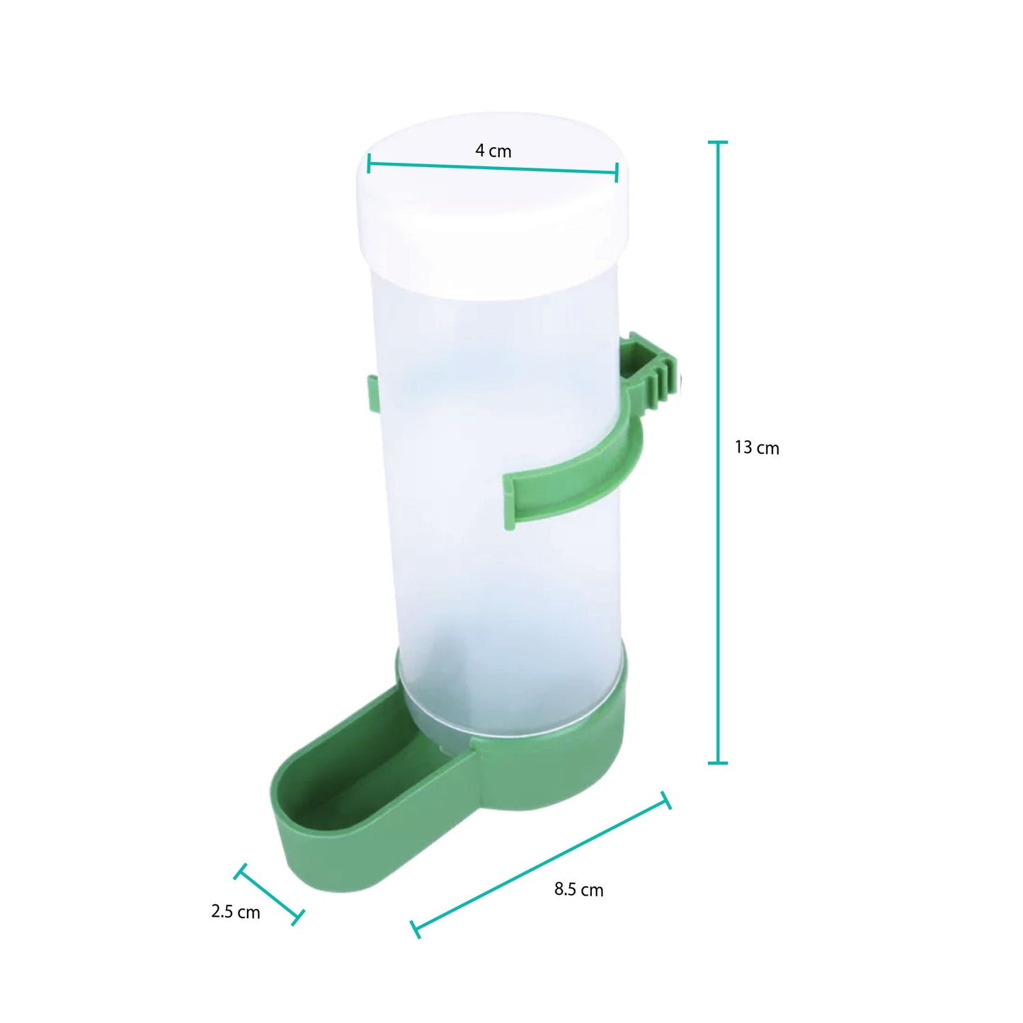 Bird Cage Food Dispenser for Pet Parrot Budgie Cockatiel Aviary