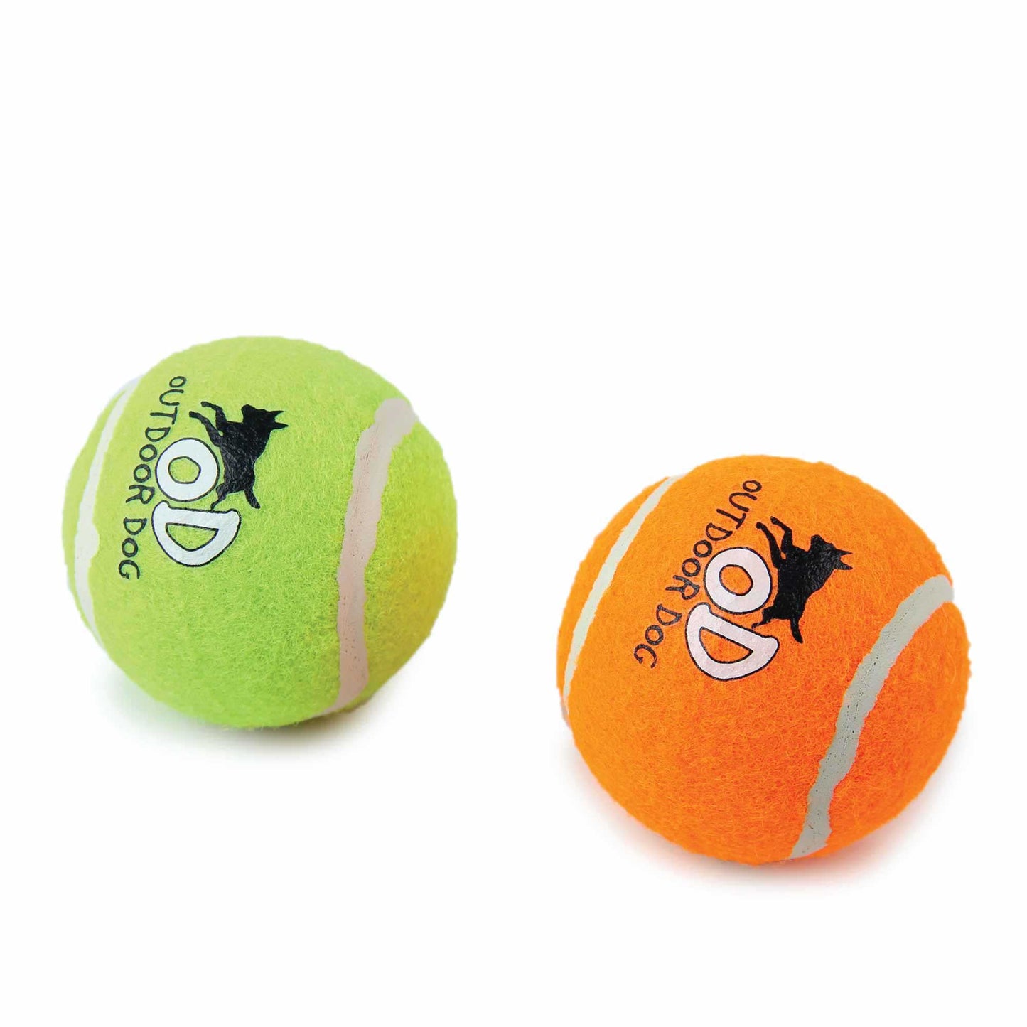 All For Paws - 6 Pack Squeaking Tennis Ball - 6.5cm Squeaky Dog Puppy Play Fetch Outdoor Toy