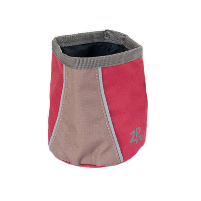 Zippy Paws Treat Bag - Desert Red | Portable Belt Adventure Dog Training Treat Bag