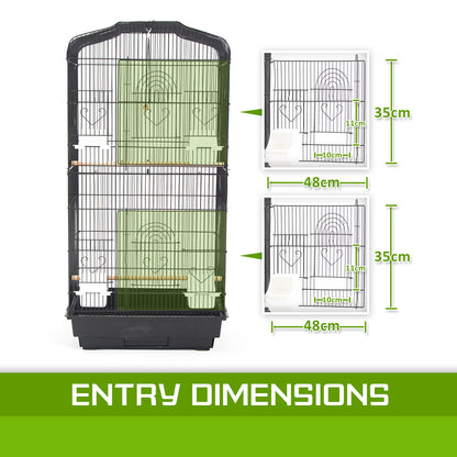 Paw Mate - Bird Cage Parrot Aviary Veer 92cm 2IN1 Design