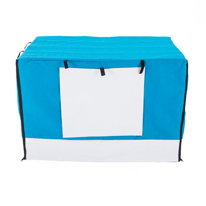 Paw Mate Cage Cover Enclosure for Wire Dog Cage Crate 24in - Blue