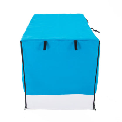 Paw Mate Cage Cover Enclosure for Wire Dog Cage Crate 48in - Blue