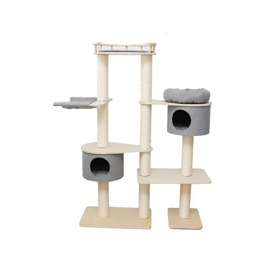 CATIO - Duo Cat Climbing Tower and House Condo