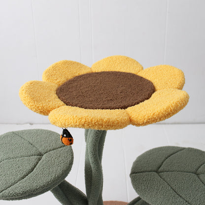 CMISSTREE - 3-Level Sunflower Cat Tree