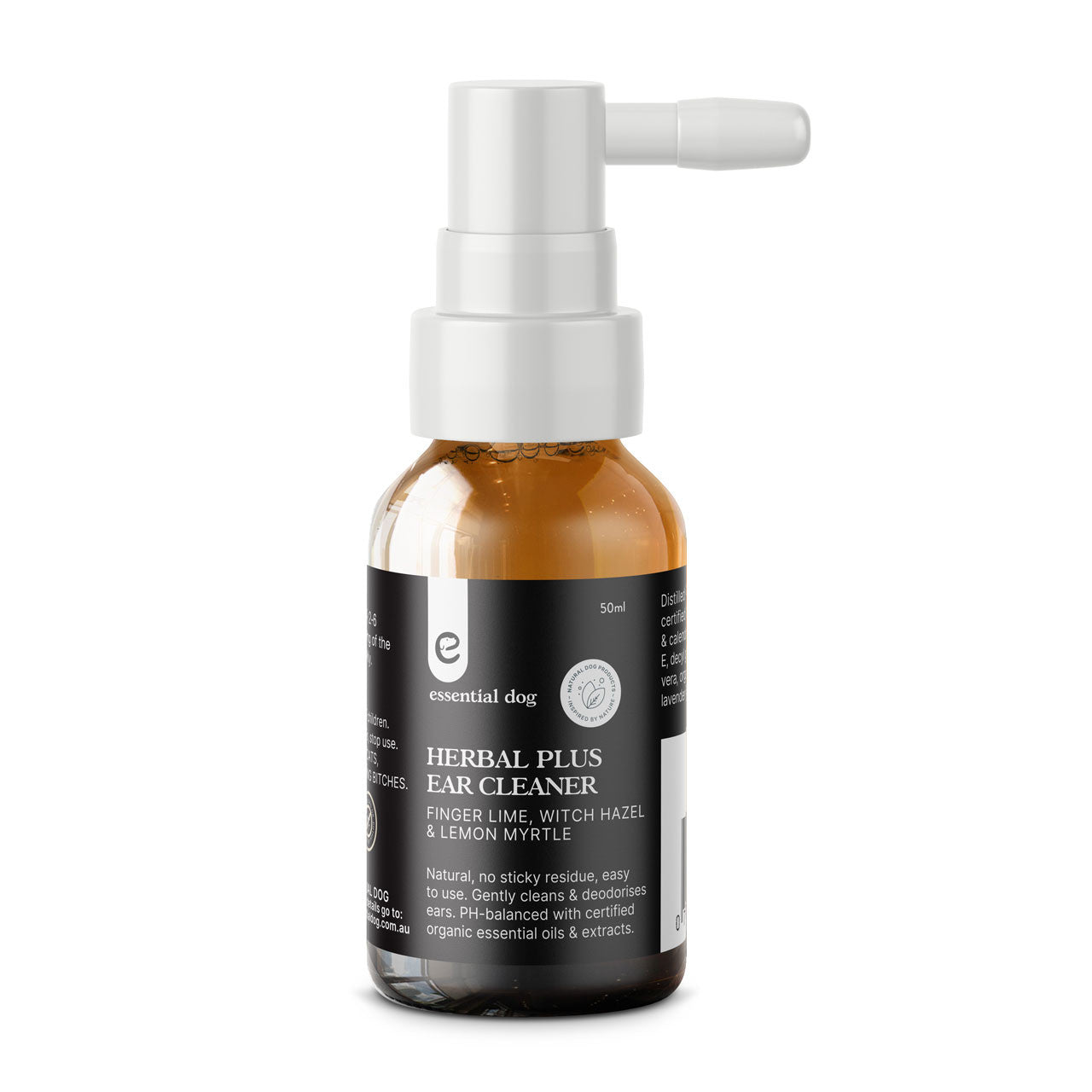 Essential Dog - Herbal Plus Dog Ear Cleaner (Witch Hazel, Aloe & Lemon Myrtle)
