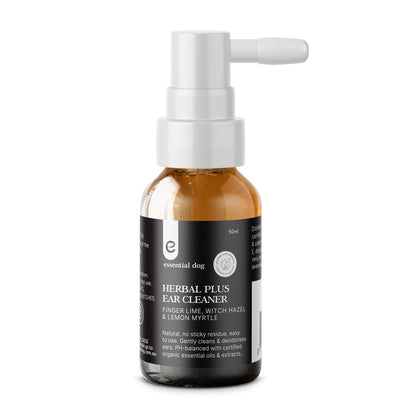 Essential Dog - Herbal Plus Dog Ear Cleaner (Witch Hazel, Aloe & Lemon Myrtle)