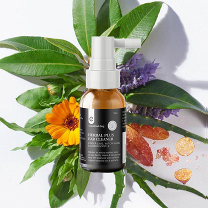 Essential Dog - Herbal Plus Dog Ear Cleaner (Witch Hazel, Aloe & Lemon Myrtle)