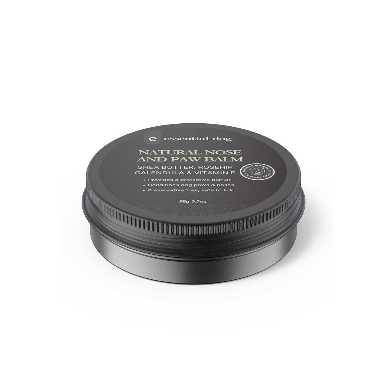 Essential Dog - 50g Organic Nose and Paw Balm (Shea Butter, Rosehip, Calendula & Vitamin E)