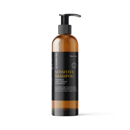 Essential Dog - 500ml Natural Sensitive Dog Shampoo (Chamomile, Sweet Orange & Rosewood)