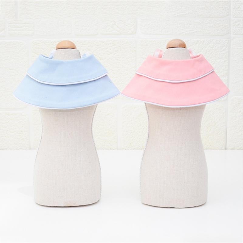 Pet Accessories Dog Small Shawl Bib Saliva Towel Triangle Scarf - Size S - Light Blue