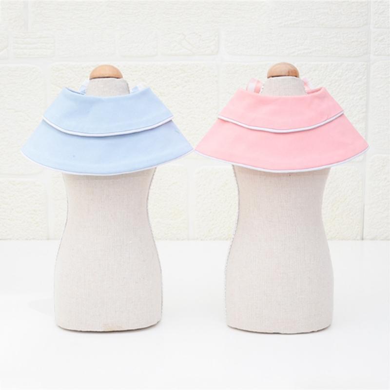 Pet Accessories Dog Small Shawl Bib Saliva Towel Triangle Scarf - Size S - Light Blue