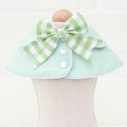 Pet Accessories Dog Small Shawl Bib Saliva Towel Triangle Scarf - Size M - Light Yellow