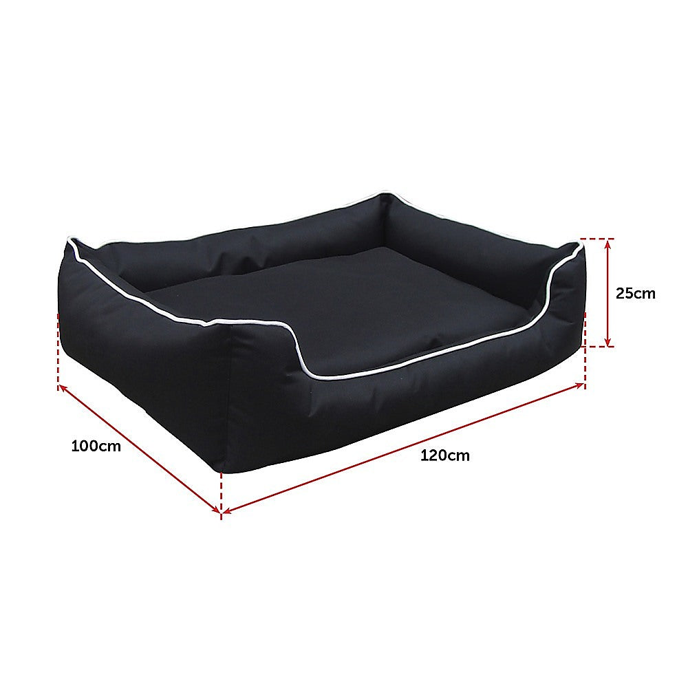120cm x 100cm Heavy Duty Waterproof Dog Bed – Indoor/Outdoor